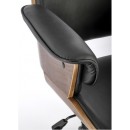 Кресло компьютерное HALMAR WEBER ореховый/черный